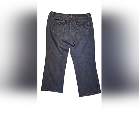 Style & Co Denim Jeans Sz 20W Wide/Boot Cut Double Button Plus Size - Picture 5 of 5